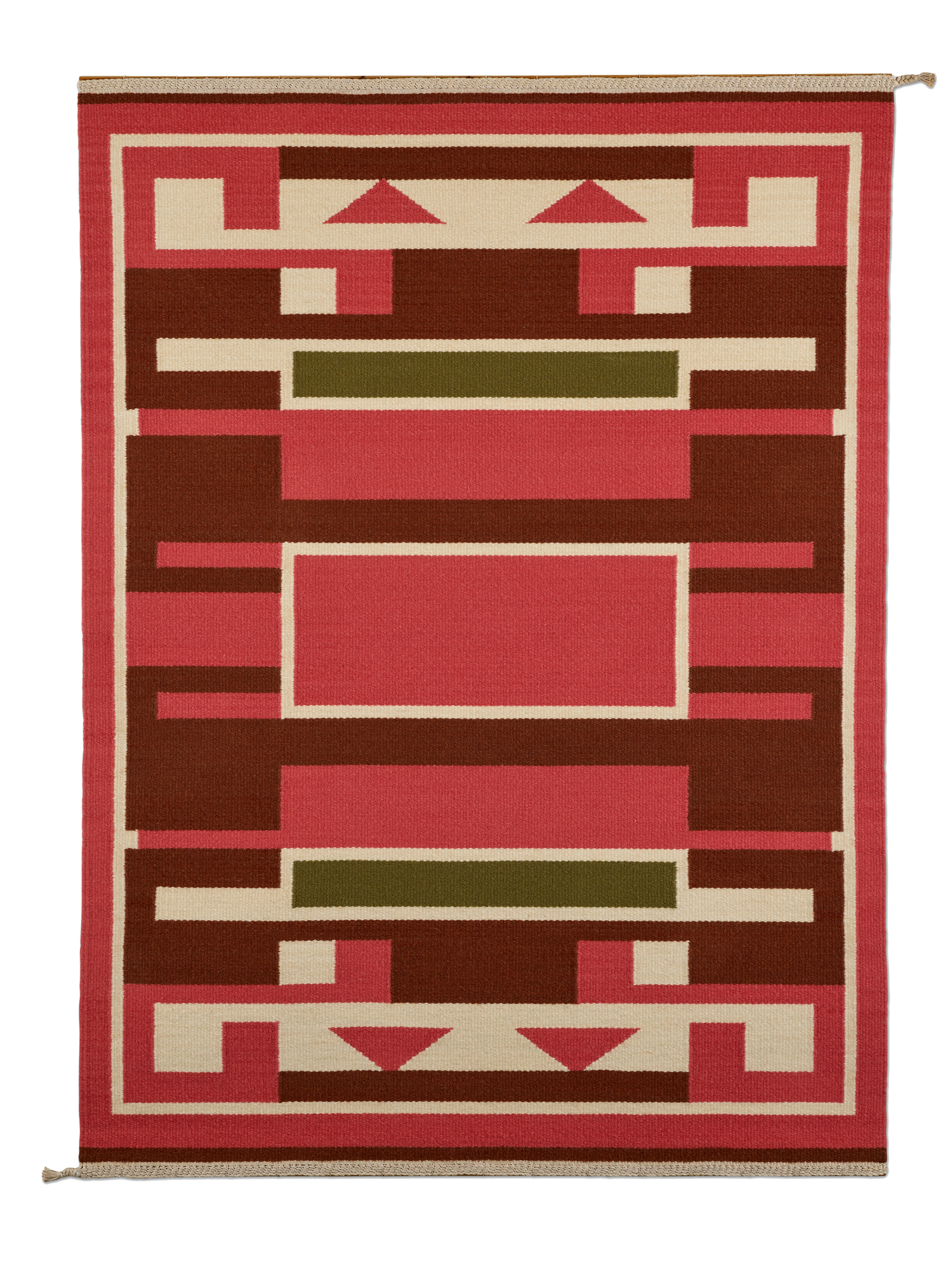 Red Image, 1983. Carpet in wool, 172 x 126 cm. Ⓒ Holstebro Kunstmuseum
